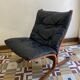 Armchair Siesta 1965 Ingmar Relling for Westnofa, Norway, black leather