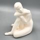 Ceramic Woman Figure, Jihokera Bechyně, 1960s Czechoslovakia