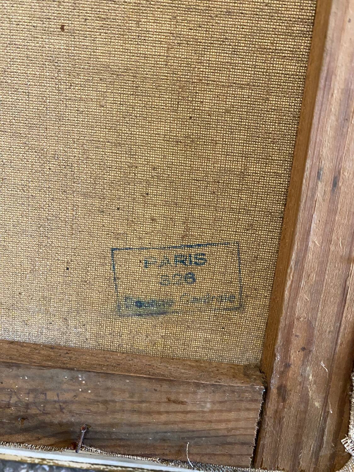 Oil on canvas André Duprat