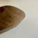 Vide poche forme libre mid century XXL en bois d'olivier