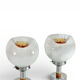 Paire de lampes de table grands globes Murano 70’