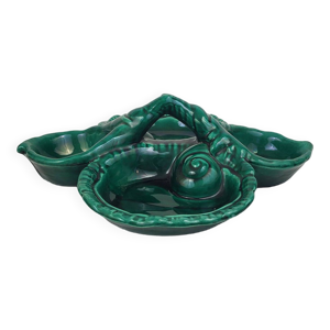 plat de service en céramique