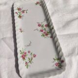 Plat à cake en porcelaine de Limoges Haviland modèle Sylvie