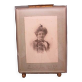 Old frame in brass and beveled glass