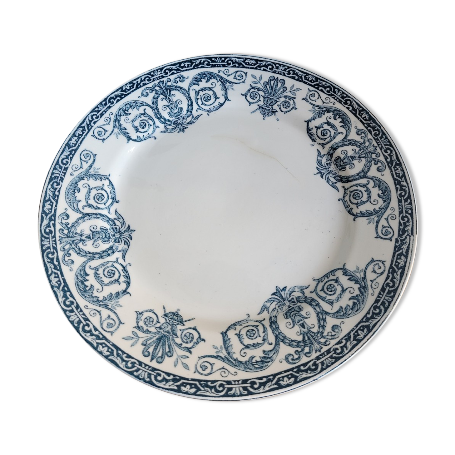 Assiette plate Terre de Fer Marie Louise