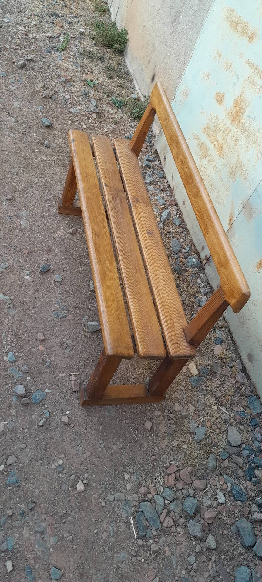 Petit banc en bois déco