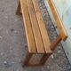 Petit banc en bois déco