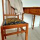 Fischel bistro chair "Indislocables" solid wood 1940s-1950s