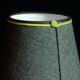 Abat-jour conique en tweed vert foncé