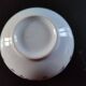 Service of small six cups for tea, cream, fruit salad or coffee