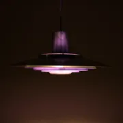 Mid-Century P376 Pendant Lamp by Preben Fabricius & Jørgen Kastholm for Nordisk Solar, Denmark, 1960s