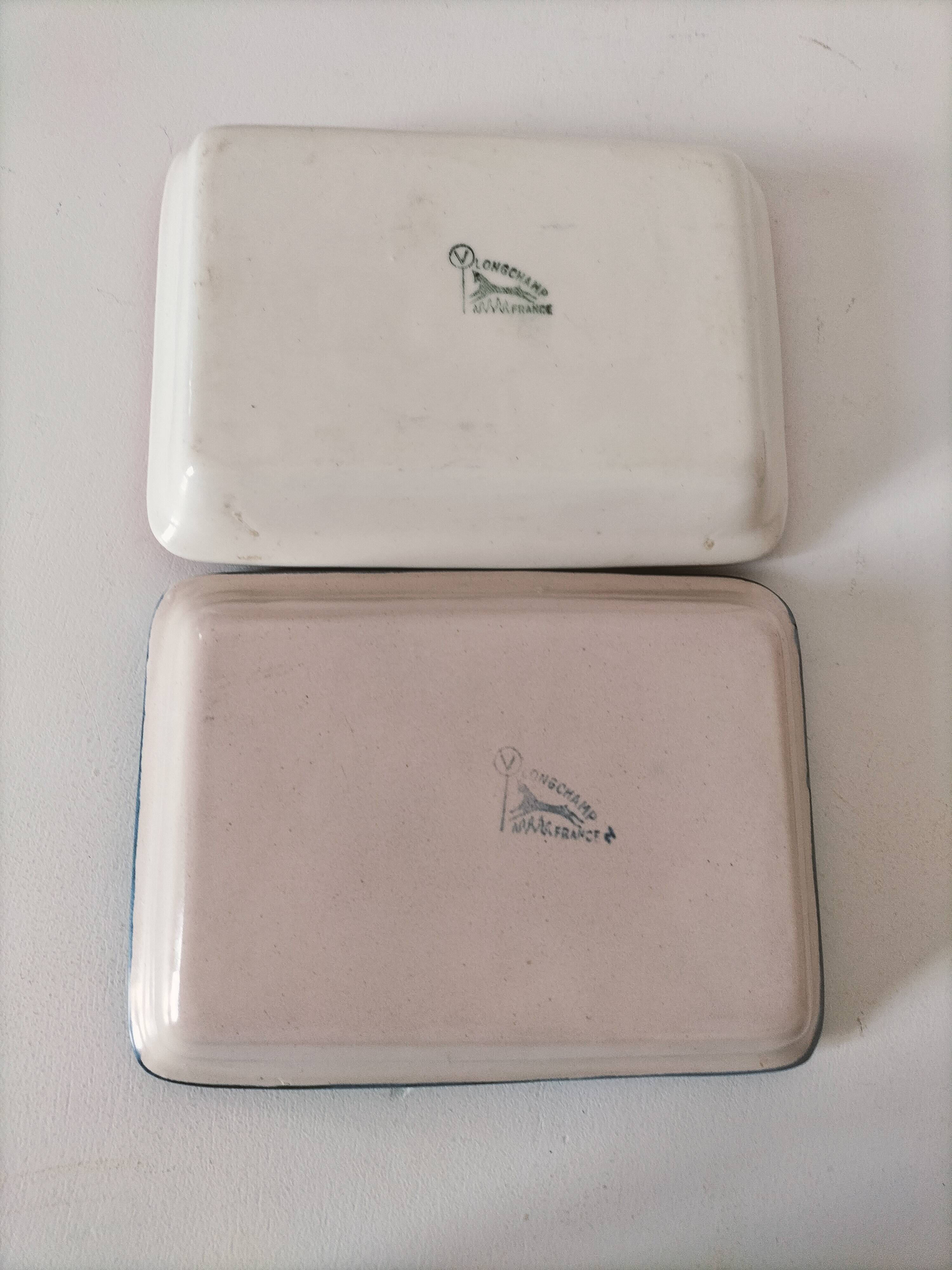 Pair of Longchamp bowls – glazed earthenware from the 60s/70s