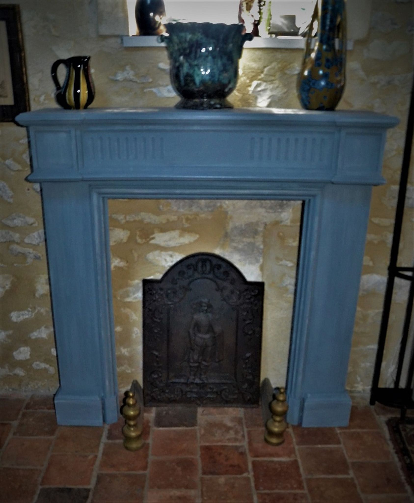 Cheminée en bois Louis XVl