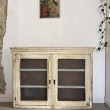 Patinated display case