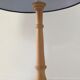 High lamp in vintage turned wood