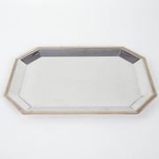 Stainless steel tray, Italian design, 1970s, made in Italy