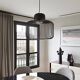 Paire de suspensions design  inedit noir