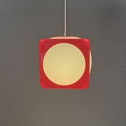 Vintage Poker Dice pendant lamp by Hoyrup Lighting, 1976, Denmark.