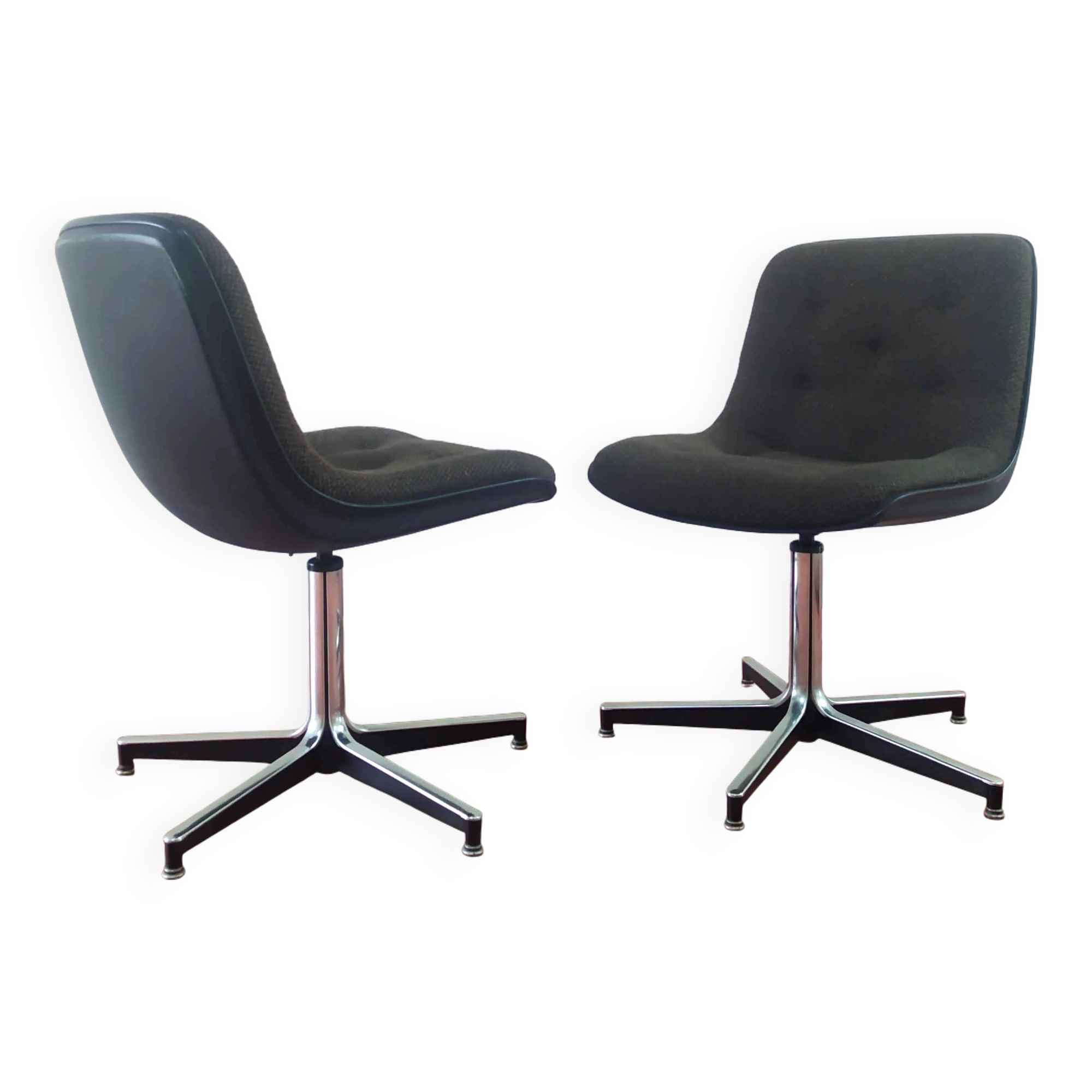 Pair of Vintage Strafor Office Chairs
