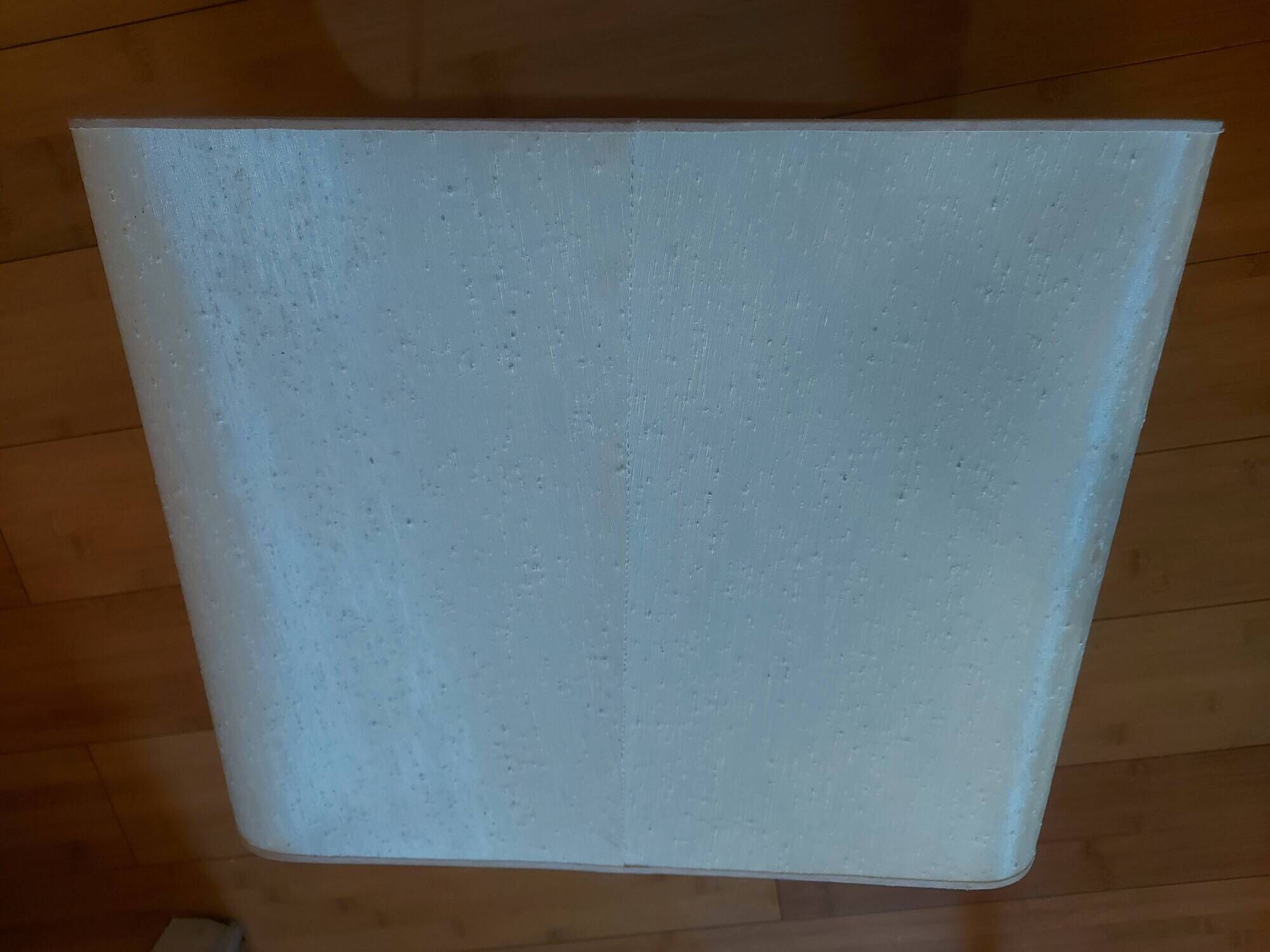 Travertine lamp foot with its original lampshade