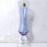 Vintage French Crystal Soliphlore Baluster Vase, Very Good Condition