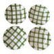 Lot de 4 assiettes creuses moulin des loups modèle nappe