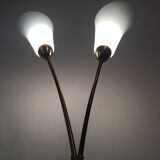 Rare Mid-century White Flower Floor Lamp by Zukov - 1960