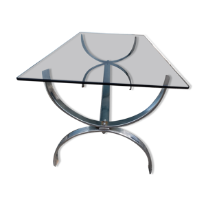 Table basse alu vintage