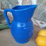 Blue pitcher