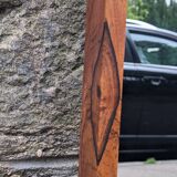 Large Scandinavian mirror in Rio rosewood by Kai Kristiansen for Aksel Kjersgaard