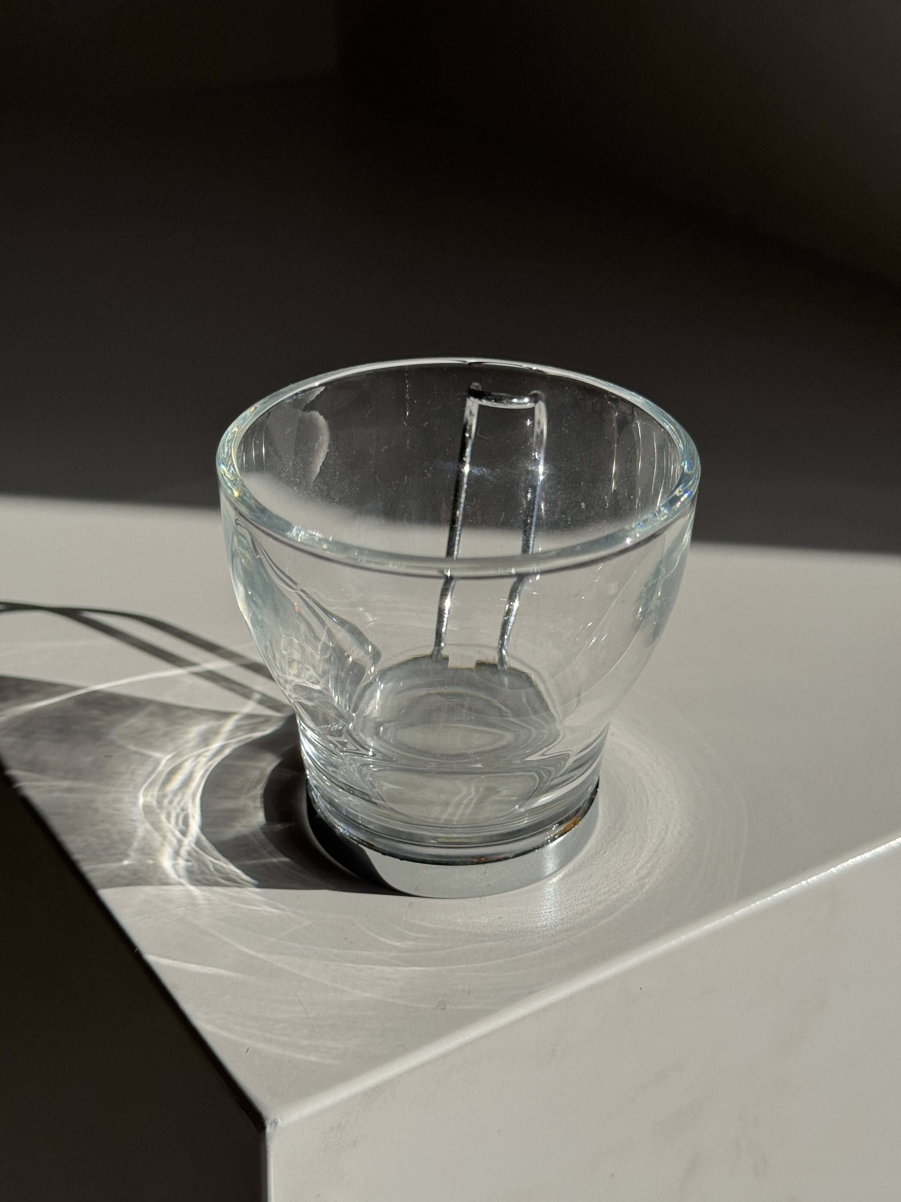 Set of 9 vintage Italian cups with metal handles.