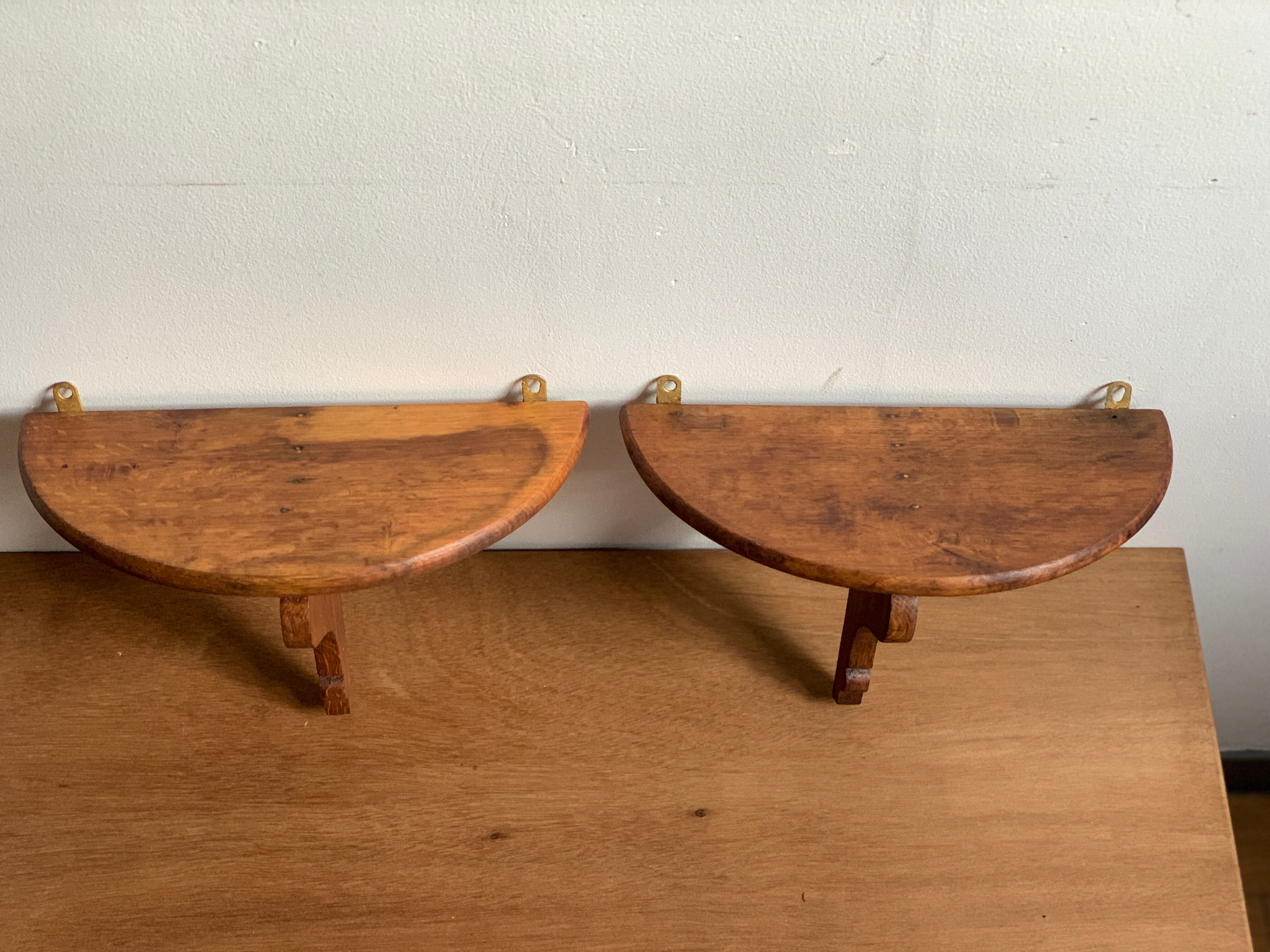 Vintage console shelf