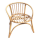 Small vintage rattan children's armchair