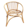 Small vintage rattan children's armchair
