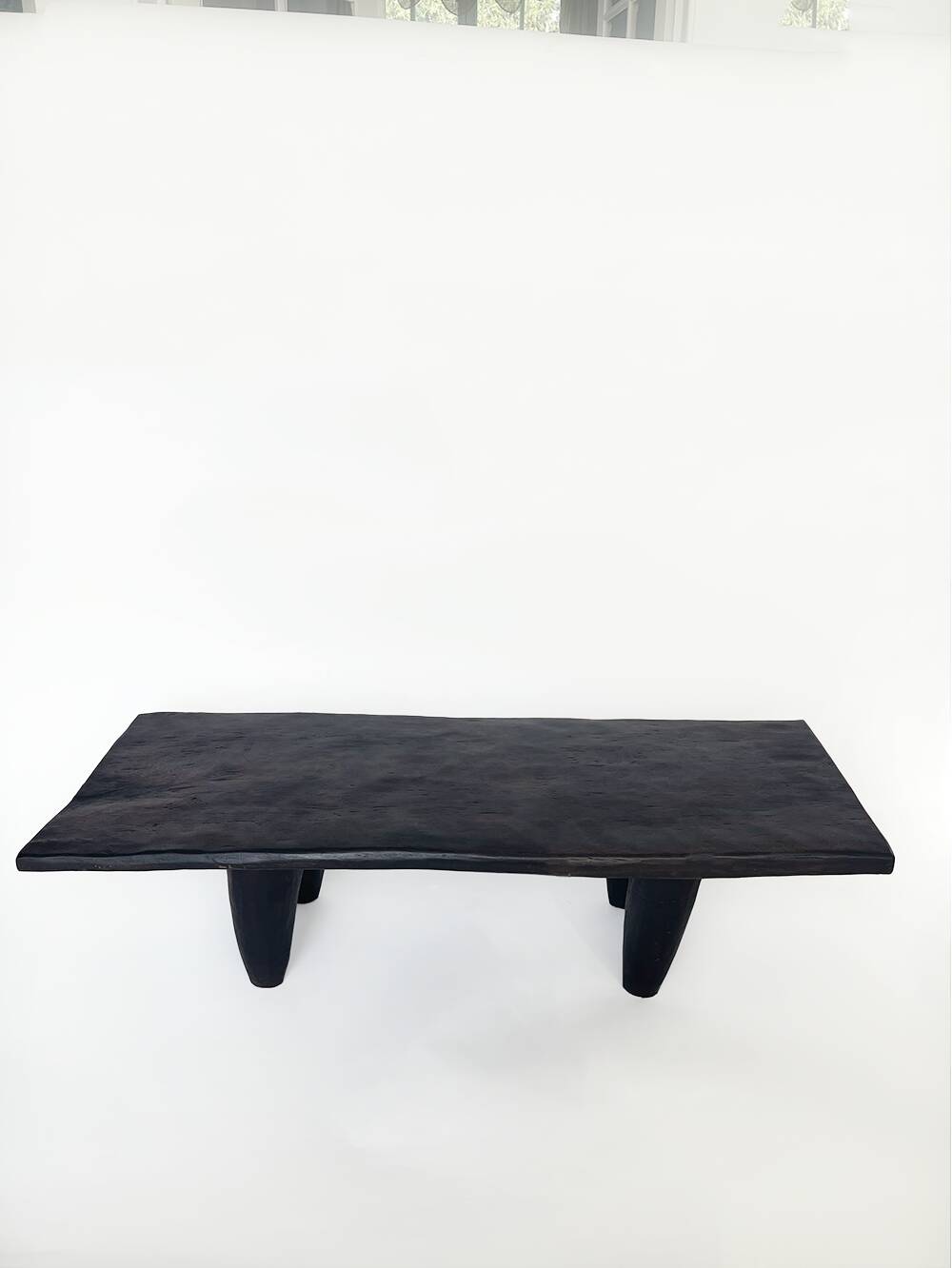 Solid wood bench or coffee table 108 cm – Unique Senufo piece, craftsmanship