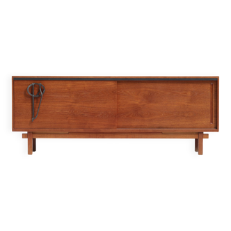 Midcentury wooden sideboard by J. Batenburg and E. Souply for MI Belgium 1960s.