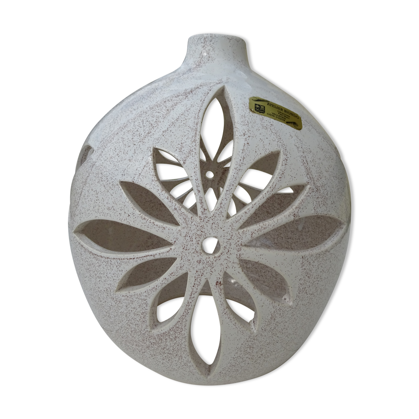 Pied de lampe céramique Vallauris Atelier Biondo