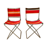 Pair of camping chairs