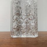 Olympics glass candle holder by Lars Hellsten for Orrefors, Sweden, 1984