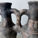 Antique berber double vessel