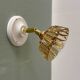 Vintage amber glass lampshade - tableware collection