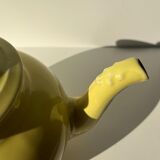 Vintage teapot with yellow filter