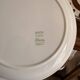 Lot 7 Flat Plates Boch Louvière Kimono Tulip Brown Flowers Vintage
