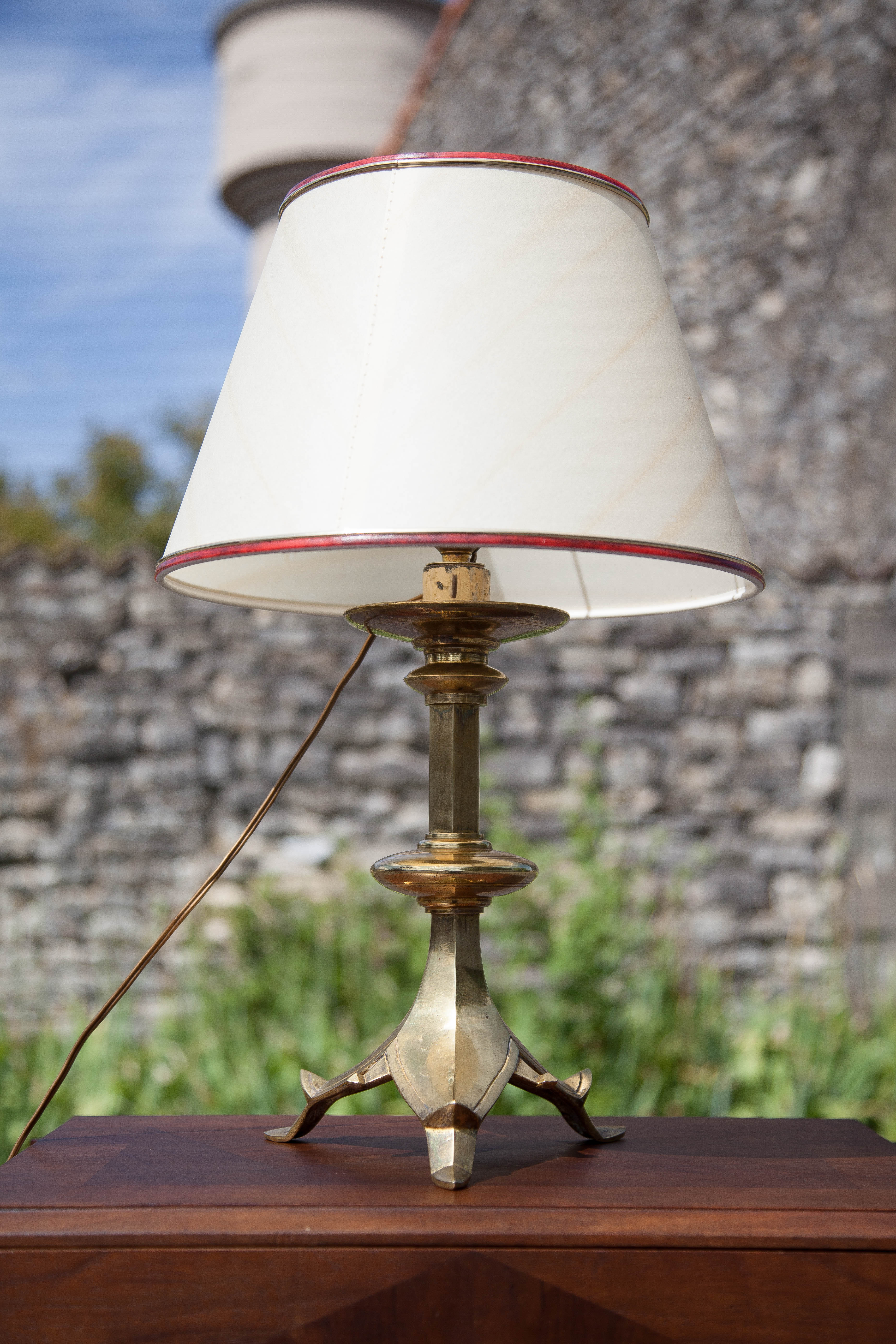 Vintage brass lamp
