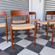 Série de 8 chaises Møller 75