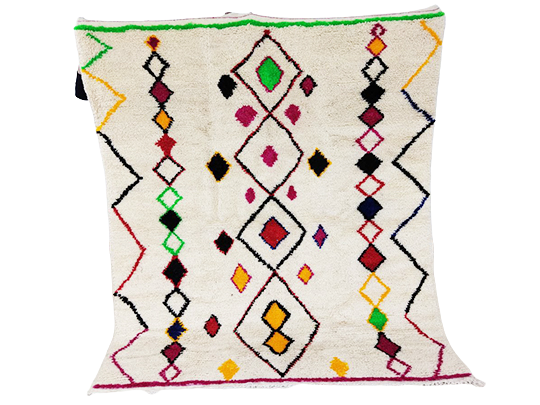 206x160cm moroccan berbere carpet