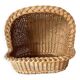 Woven wicker cat basket