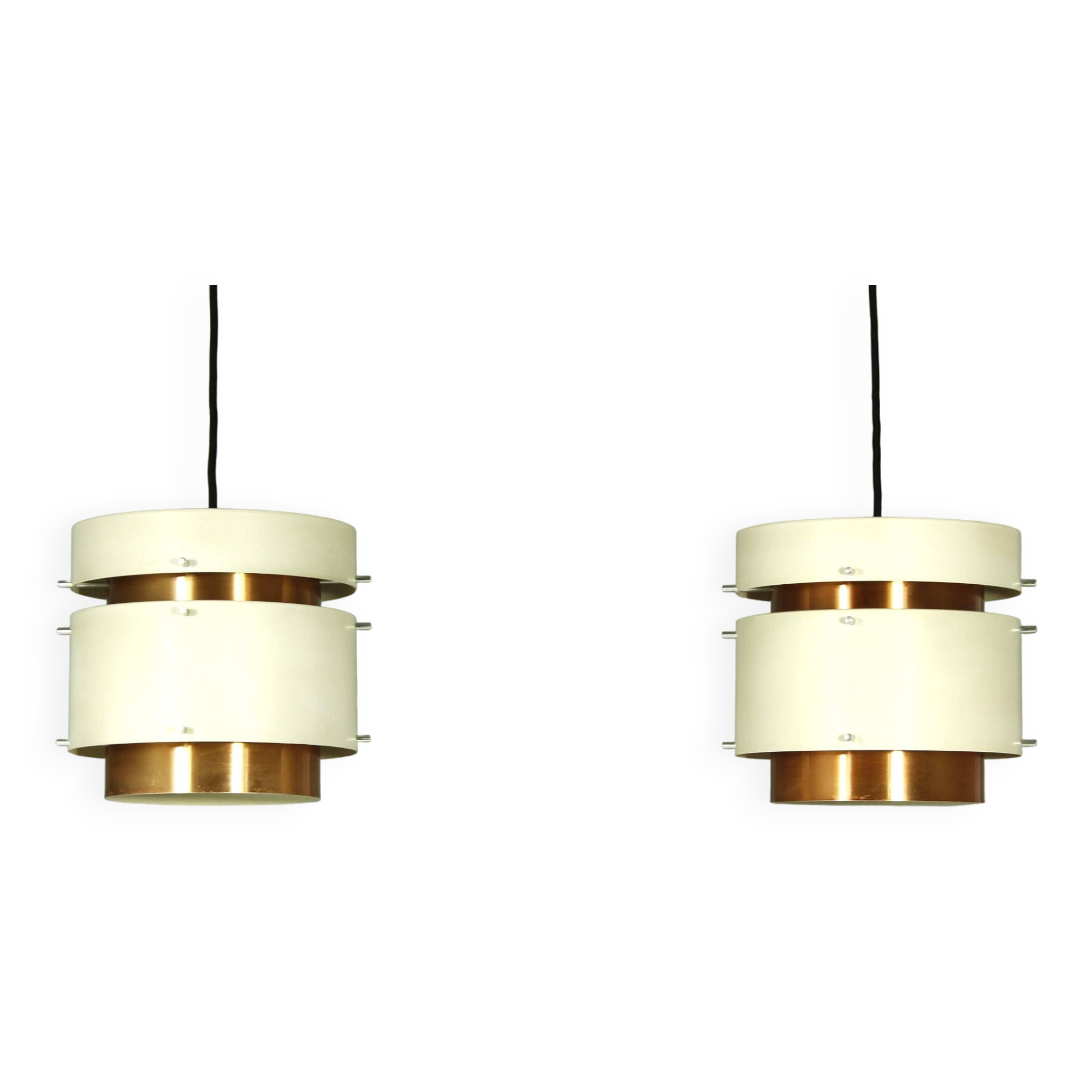 Pair of Scandinavian Pendants, 1960s