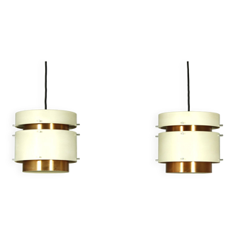 Paire de suspensions scandinaves, années 1960
