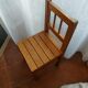 Chaise en bois enfant